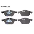 Jeu de 4 plaquettes de frein avant SKF VKBP 80016 - Visuel 2