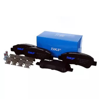 Jeu de 4 plaquettes de frein avant SKF VKBP 80040