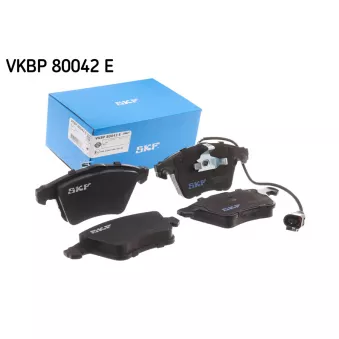 Jeu de 4 plaquettes de frein avant SKF VKBP 80042 E