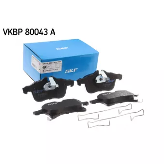Jeu de 4 plaquettes de frein avant SKF VKBP 80043 A