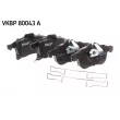 Jeu de 4 plaquettes de frein avant SKF VKBP 80043 A - Visuel 3