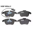 Jeu de 4 plaquettes de frein avant SKF VKBP 80046 E - Visuel 2