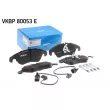 Jeu de 4 plaquettes de frein avant SKF VKBP 80053 E - Visuel 1