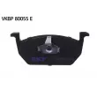 Jeu de 4 plaquettes de frein avant SKF VKBP 80055 E - Visuel 3