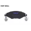 Jeu de 4 plaquettes de frein avant SKF VKBP 80064 - Visuel 3