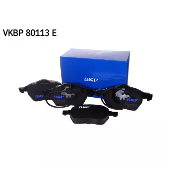Jeu de 4 plaquettes de frein avant SKF VKBP 80113 E