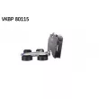 Jeu de 4 plaquettes de frein avant SKF VKBP 80115 - Visuel 3