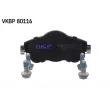 Jeu de 4 plaquettes de frein avant SKF VKBP 80116 - Visuel 3
