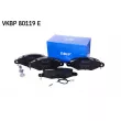 Jeu de 4 plaquettes de frein avant SKF VKBP 80119 E - Visuel 1
