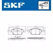 Jeu de 4 plaquettes de frein avant SKF VKBP 80127 - Visuel 2