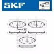 Jeu de 4 plaquettes de frein avant SKF VKBP 80179 E - Visuel 2