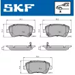 Jeu de 4 plaquettes de frein avant SKF VKBP 80182 A - Visuel 2