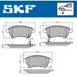 Jeu de 4 plaquettes de frein avant SKF VKBP 80185 A - Visuel 2