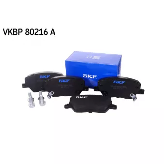 Jeu de 4 plaquettes de frein avant SKF VKBP 80216 A