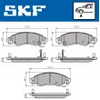 Jeu de 4 plaquettes de frein avant SKF VKBP 80223 A - Visuel 2