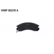 Jeu de 4 plaquettes de frein avant SKF VKBP 80230 A - Visuel 2