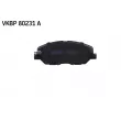 Jeu de 4 plaquettes de frein avant SKF VKBP 80231 A - Visuel 2