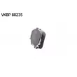 Jeu de 4 plaquettes de frein avant SKF VKBP 80235 - Visuel 3