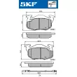 Jeu de 4 plaquettes de frein avant SKF VKBP 80238 E - Visuel 2