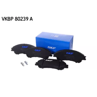 Jeu de 4 plaquettes de frein avant SKF VKBP 80239 A