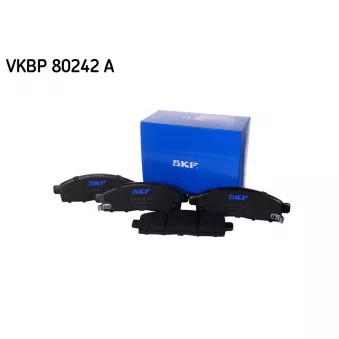 Jeu de 4 plaquettes de frein avant SKF VKBP 80242 A