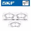 Jeu de 4 plaquettes de frein avant SKF VKBP 80245 A - Visuel 2