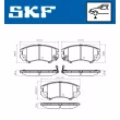 Jeu de 4 plaquettes de frein avant SKF VKBP 80258 A - Visuel 2