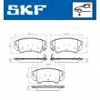 Jeu de 4 plaquettes de frein avant SKF VKBP 80264 A - Visuel 2