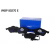 Jeu de 4 plaquettes de frein avant SKF VKBP 80270 E - Visuel 1