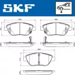 Jeu de 4 plaquettes de frein avant SKF VKBP 80280 A - Visuel 2