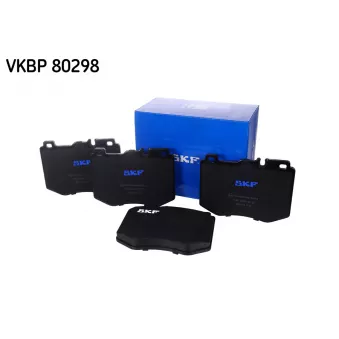 Jeu de 4 plaquettes de frein avant SKF VKBP 80298