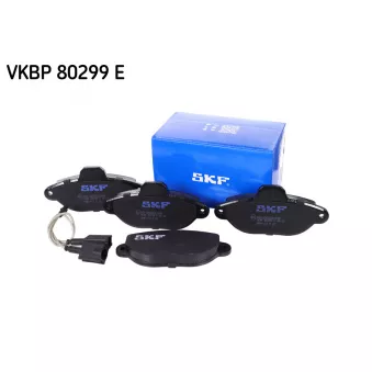 Jeu de 4 plaquettes de frein avant SKF VKBP 80299 E