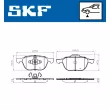 Jeu de 4 plaquettes de frein avant SKF VKBP 80329 - Visuel 2