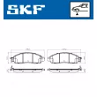 Jeu de 4 plaquettes de frein avant SKF VKBP 80339 - Visuel 2