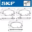 Jeu de 4 plaquettes de frein avant SKF VKBP 80346 A - Visuel 2