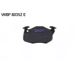 Jeu de 4 plaquettes de frein avant SKF VKBP 80352 E - Visuel 2
