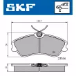 Jeu de 4 plaquettes de frein avant SKF VKBP 80356 - Visuel 2