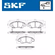 Jeu de 4 plaquettes de frein avant SKF VKBP 80403 A - Visuel 2