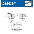 Jeu de 4 plaquettes de frein avant SKF VKBP 80405 E - Visuel 2