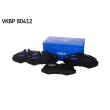 Jeu de 4 plaquettes de frein avant SKF VKBP 80412 - Visuel 1