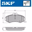 Jeu de 4 plaquettes de frein avant SKF VKBP 80412 - Visuel 2