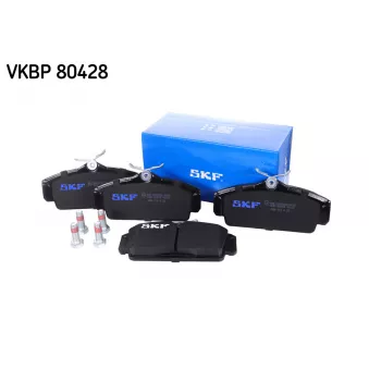 Jeu de 4 plaquettes de frein avant SKF VKBP 80428