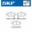 Jeu de 4 plaquettes de frein avant SKF VKBP 80437 A - Visuel 2