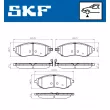Jeu de 4 plaquettes de frein avant SKF VKBP 80460 A - Visuel 2