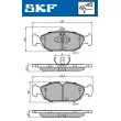 Jeu de 4 plaquettes de frein avant SKF VKBP 80468 - Visuel 2