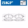 Jeu de 4 plaquettes de frein avant SKF VKBP 80478 A - Visuel 2