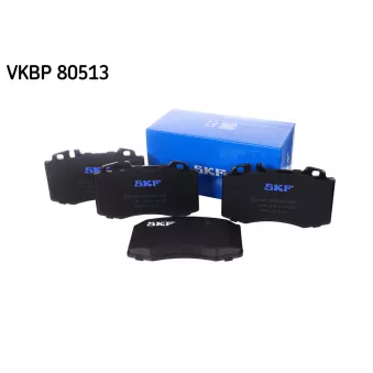 Jeu de 4 plaquettes de frein avant SKF VKBP 80513