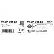 Jeu de 4 plaquettes de frein avant SKF VKBP 80513 - Visuel 3