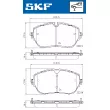 Jeu de 4 plaquettes de frein avant SKF VKBP 80520 - Visuel 2