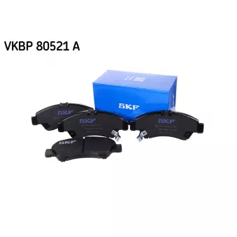 Jeu de 4 plaquettes de frein avant SKF VKBP 80521 A
